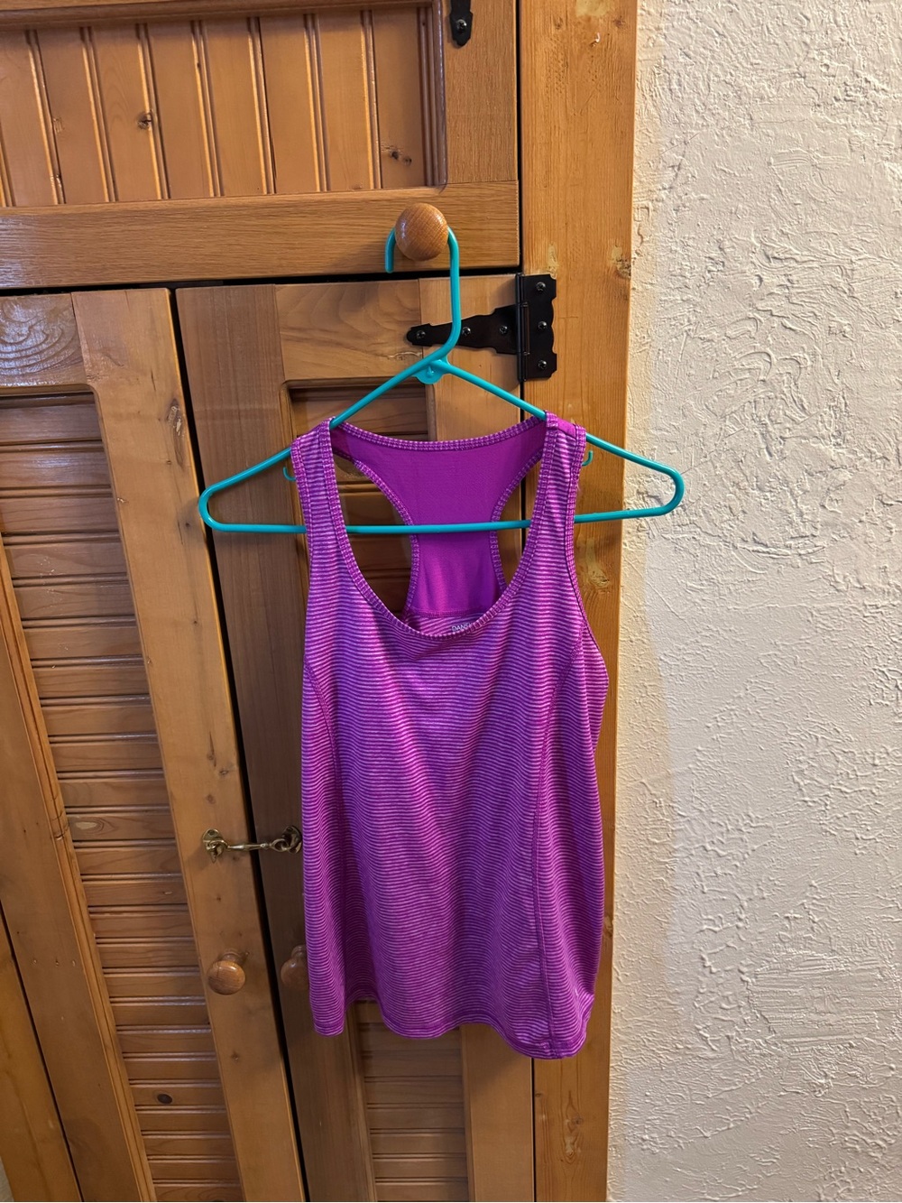 Women’s Danskin Purple Semi Fitted Racerback Tank Top